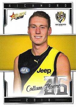 2018 Select AFL Club Team Sets - Richmond Tigers #R33 Callum Moore Front